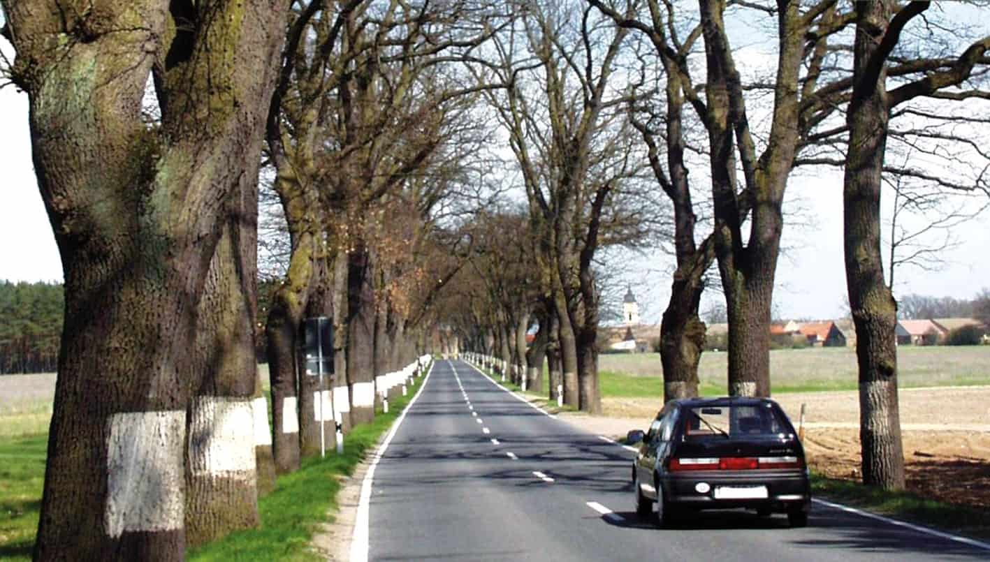 La Bundesstraße nei pressi di Alleen