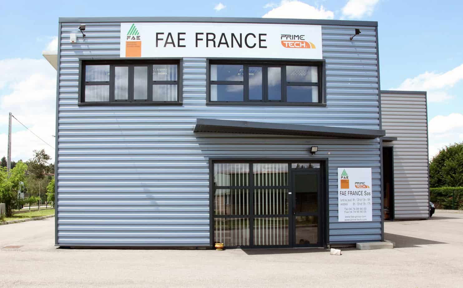 La filiale FAE France a Lione