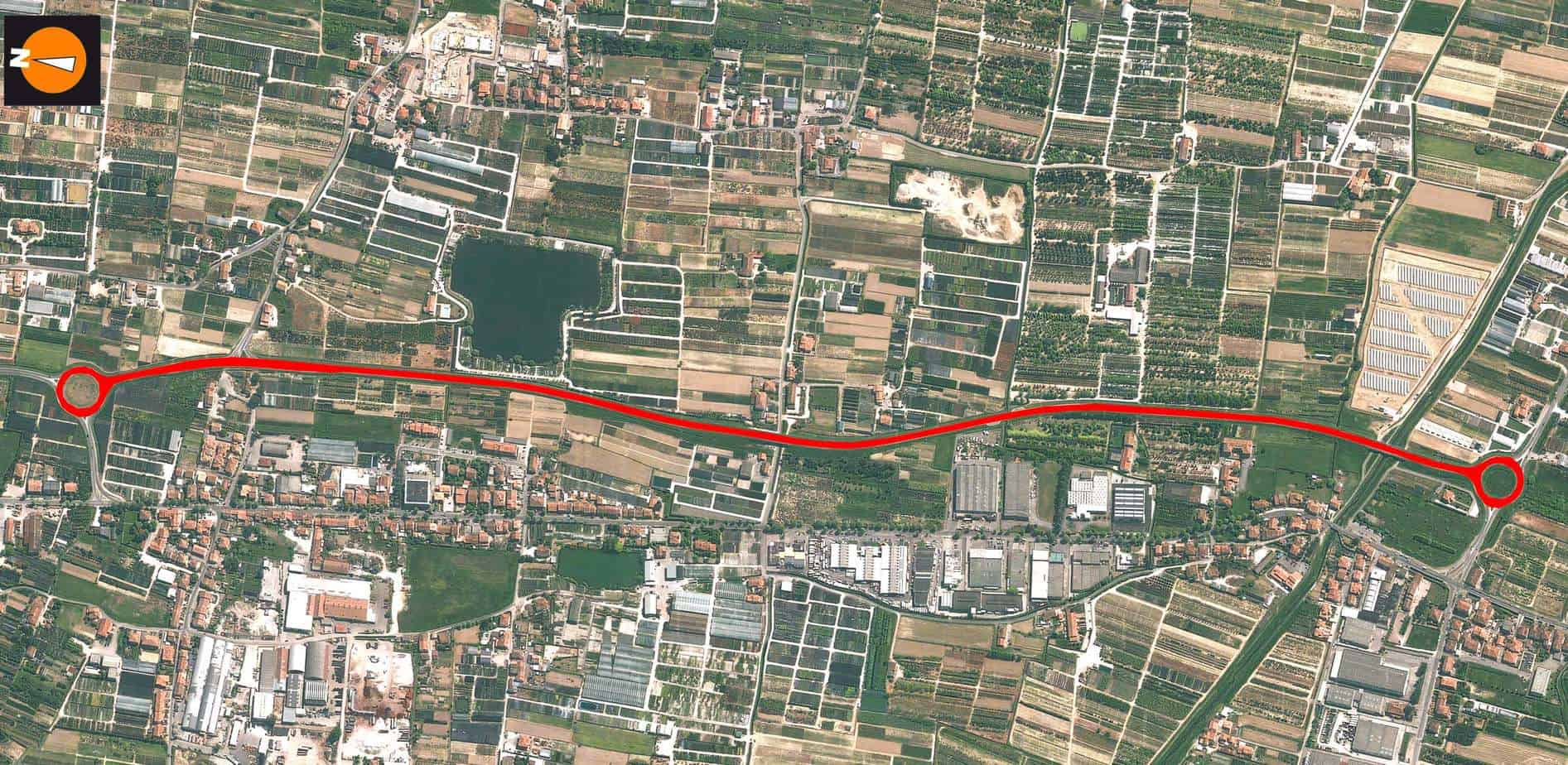 La variante alla S.P. n° 9 “Montalbano” nella provincia di Pistoia nel tratto tra Casenuove di Masiano (Nord) e Ponte Stella (Sud)