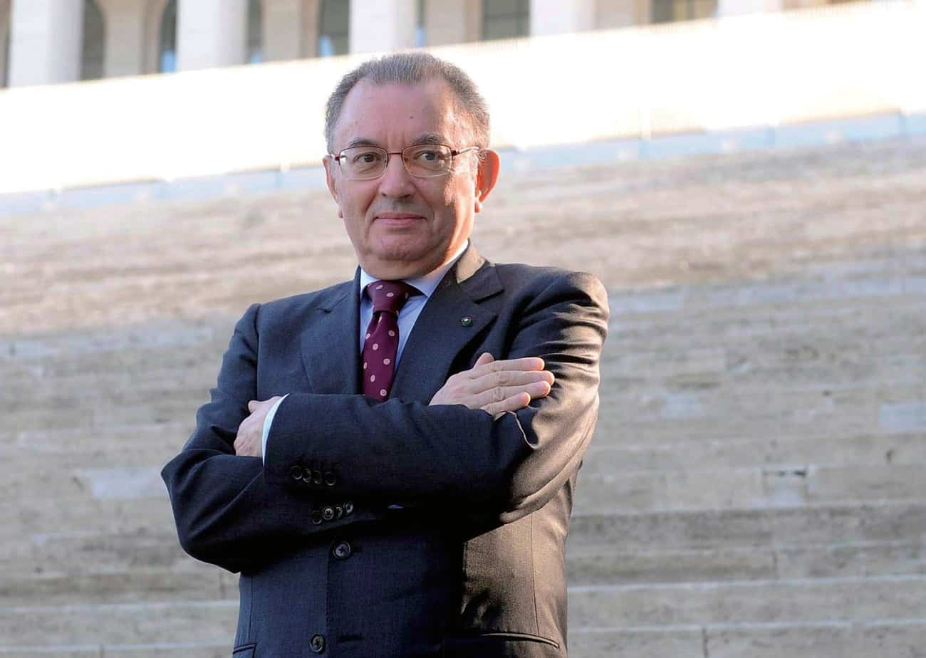 Il Dott. Giorgio Squinzi, Amministratore Unico di Mapei  SpA