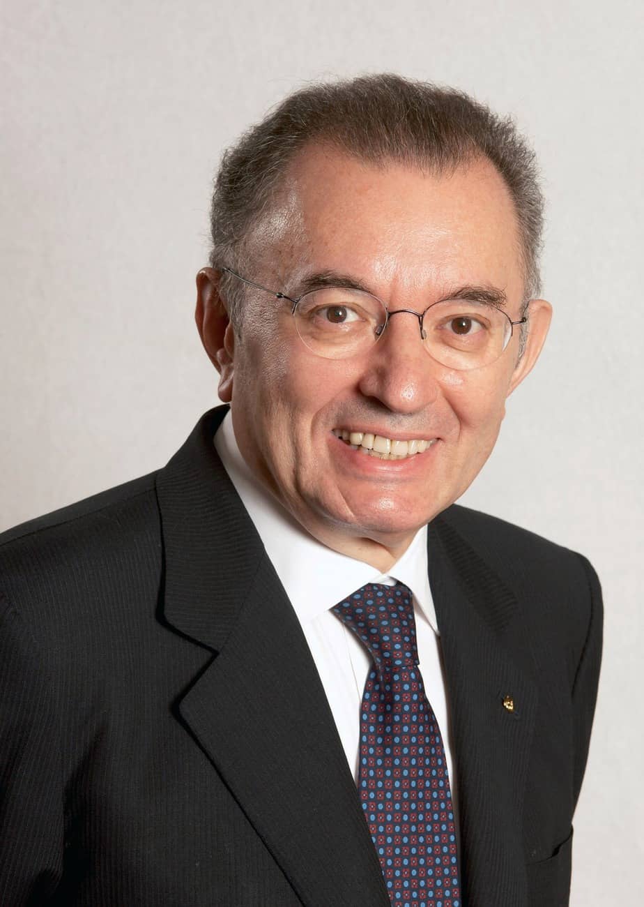 Il Dott. Giorgio Squinzi, Amministratore Unico di Mapei  SpA