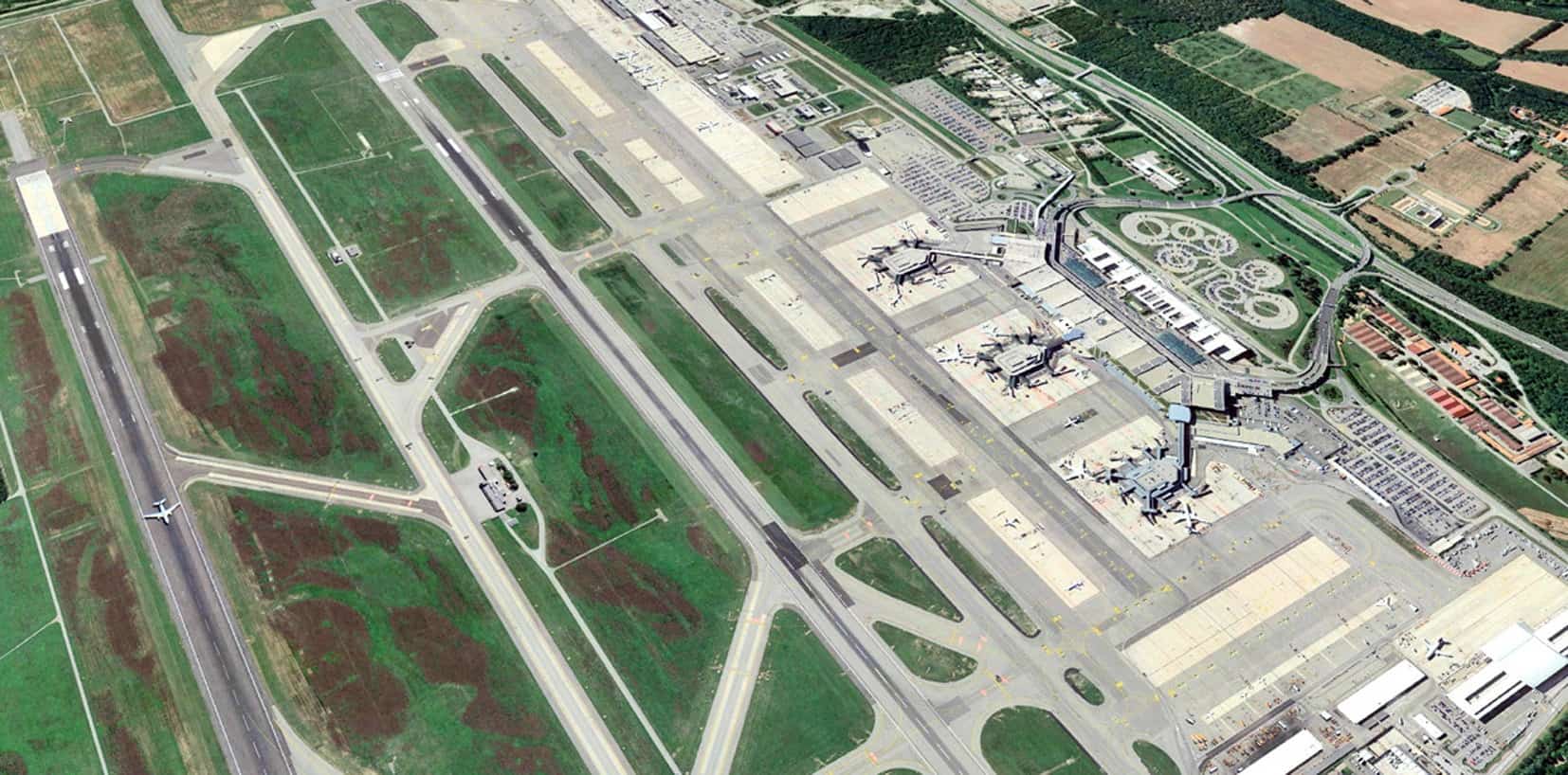 Vista dell’aeroporto di Malpensa
