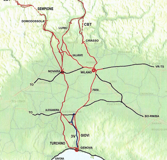 L’intermodale 24-rail: le linee merci del Corridoio Reno-Alpi in Italia