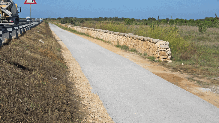 L’i.idro DRAIN sulla pista ciclabile di Torre del Guaceto (BR)