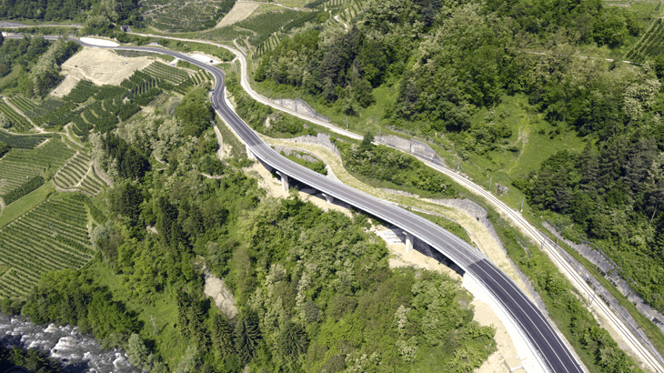 Vista aerea del viadotto 1