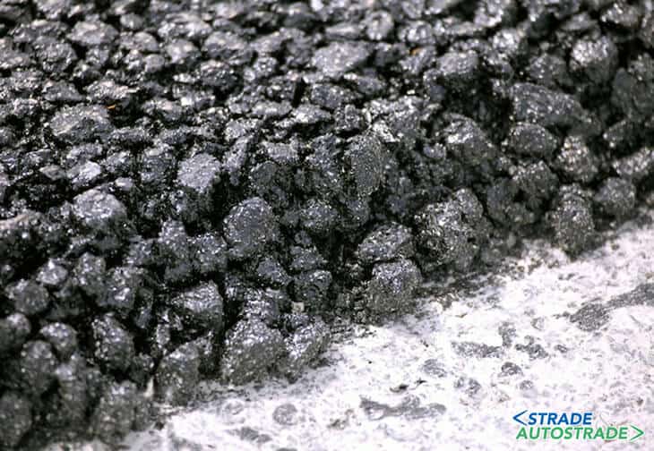 Riciclaggio a caldo del fresato di asphalt rubber