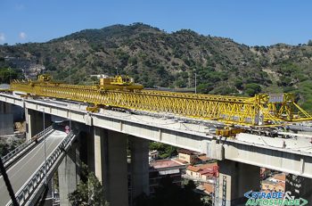 Il viadotto Ritiro sulla A20 Messina-Palermo