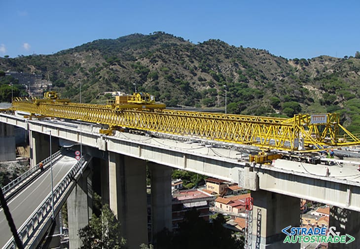 Il viadotto Ritiro sulla A20 Messina-Palermo