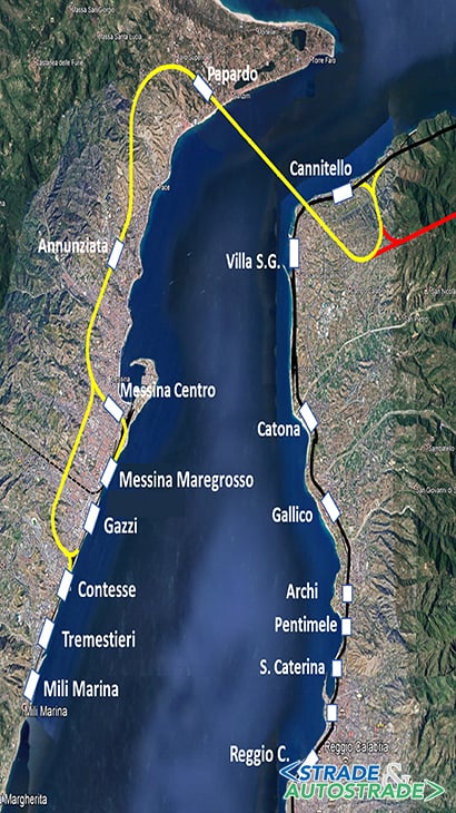 Un collegamento stabile nello Stretto di Messina