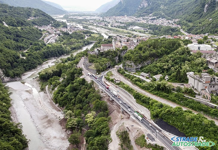 Il terzo nuovo viadotto a Longarone