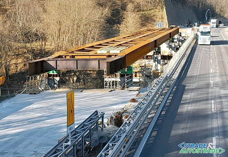 Cantierizzazione del viadotto Volpara Sud