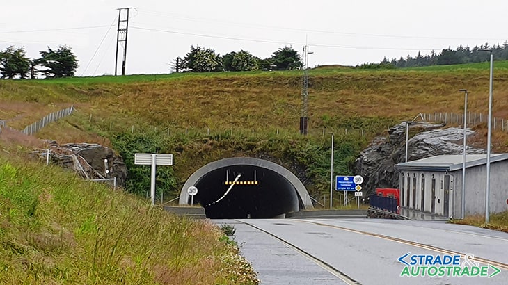 Il portale settentrionale dell’Haramsfjord tunnel