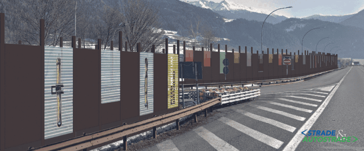 barriere fonoassorbenti in zona di Campo Trens